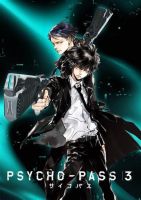 ♘ สไตล์เพิ่มเติมภาพยนตร์ Psycho-Pass Art ฟิล์มพิมพ์ผ้าไหมโปสเตอร์ Home Wall Decor 24x36inch