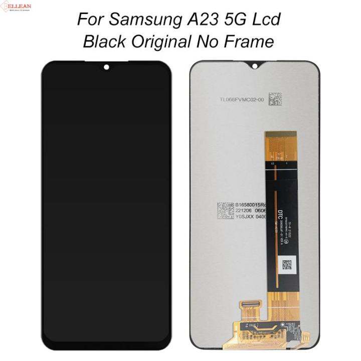 6-6นิ้วจอแสดงผล-a236สำหรับ-samsung-galaxy-a23-5กรัมจอแอลซีดีหน้าจอสัมผัส-digitizer-a236b-a236u-a236u-สมัชชาที่มีกรอบจัดส่งฟรี