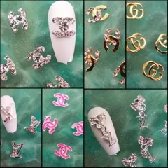 3D Nail Sticker Brand Signature Designs Big sheet