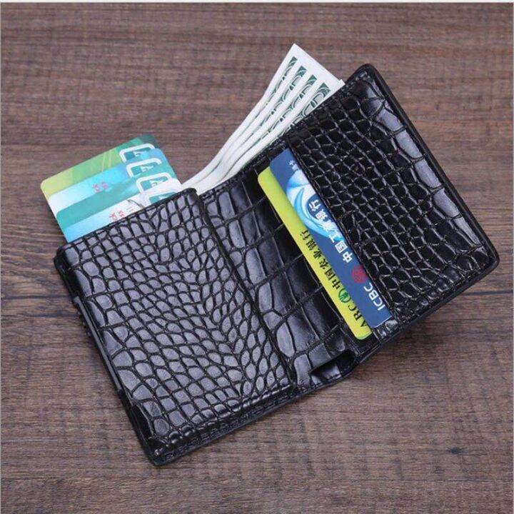 layor-wallet-ใหม่-slim-ผู้ถือบัตรเครดิตอลูมิเนียมผู้ชายผู้หญิงกระเป๋าสตางค์โลหะสำหรับผู้ถือบัตร-id-แพคเกจนามบัตร-rfid-protector