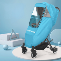 Universal Type Infant Carriage Rain Cover With Pockets Children Stroller Rain-Proof Dust Proof Warmth Covers Infant Accessories