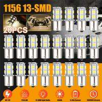 20ชิ้นชุดหลอดไฟเสริมไฟเก๋ง1156 1141 13-Smd Led รถพ่วง Rv หลอดไฟด้านใน500Lm 4500K สีขาวสว่าง Ing