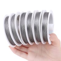 304 Stainless Steel Bead String Wire DIY Jewelry Wire for Necklace celet Beading Craft Work Jewelry Making Supplies 6 Sizes