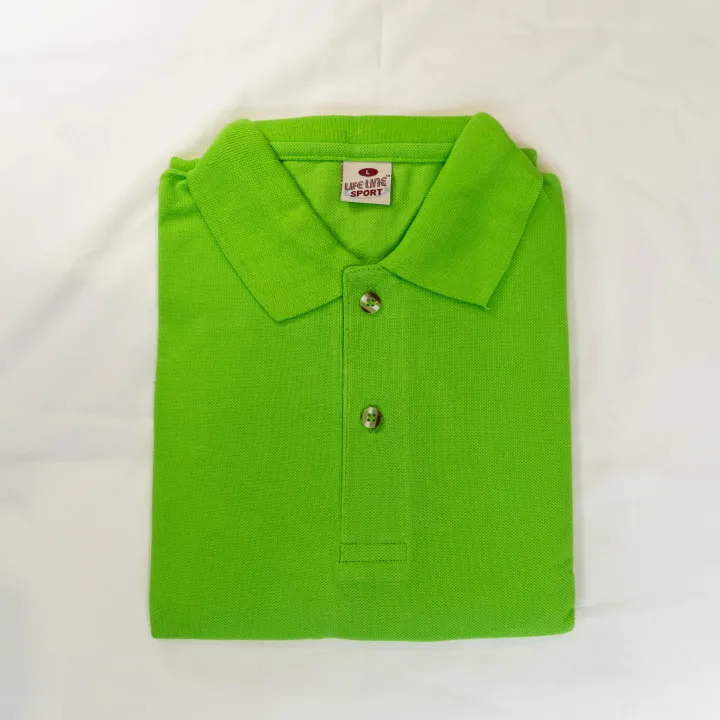 [kevsmerchandising] Lifeline Honeycomb Polo Shirt Neon Green | Lazada PH