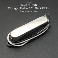 Alnice V Vintage TL Sealed Single Core Neck Pickup Alnico 5 Magnet Fiber Plate Bobbin Rod Chrome Guitar Bass Accessories