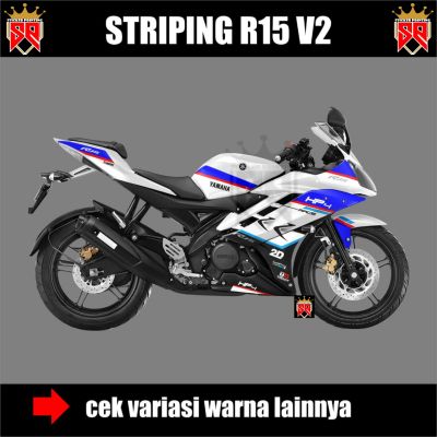 STICKER STRIPING DECAL VARIASI YAMAHA R15 V2 YZF / R15V2