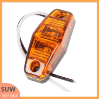 ? SUW 1X 12V LED 2.5 "Clearance Lamp Side MARKER เปิดไฟสำหรับรถบรรทุกรถพ่วงคาราวาน