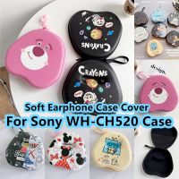 【Discount】 For Sony WH-CH520 Headphone Case Summer Style Cartoon Laurel dog for Sony WH CH520 Headset Earpads Storage Bag Casing Box