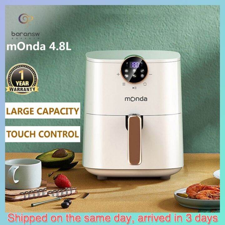 Monda Air Fryer without Oil Oven 1300W Timing 360°Baking LED
