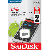 SanDisk Ultra Micro SD Card Class10 128GB (SDSQUNR-128G-GN6MN) เมมโมรี่ การ์ด ใส่ โทรศัพท์ มือถือ สมาร์ทโฟน กล้องติดรถ กล้องหน้ารถ กล้องรถ กล้องIP กล้องวงจรปิด