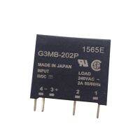 10ชิ้น G3mb-202p โมดูลรีเลย์ Dc-Ac โซลิดสเตทรีเลย์ G3mb 202P Pcb Sip Ssr Ac 240V 2a สวิตช์รีเลย์ตัวต้านทานวงจร Snubber