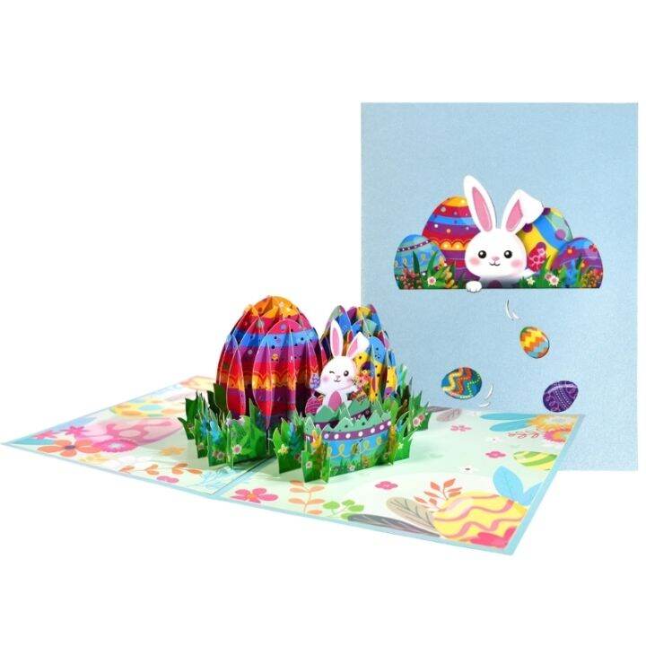 3d-easter-corgi-dog-greeting-card-set-spring-season-invitation-card-for-festival-new-year-holiday-party-message-card