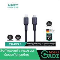 AUKEY CB-KCL1  สายชาร์จเร็วไอโฟน Circlet CL Nylon Braided USB-C to Ligthning Cable (1m) รองรับมาตรฐาน MFi   วัสดุเคฟล่าร์ ทำให้สายคงทนมากกว่า 10 เท่า