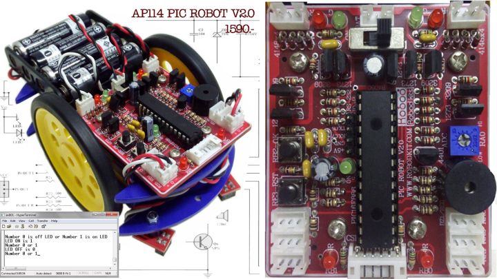 ap114-pic-robot-v2-0-เป็นหุ่นยนต์ที่ไว้สำหรับฝึกเขียนโปนแกรมภาษา-c-ในตระกูล-pic-ใช้-pickit2-ในการช่วยโปรแกรม-cpu