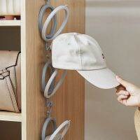 【YF】 Baseball Cap Rack Hat Display Holder Door Closet Clothes Scarf Towel Round Storage Shelf Home Handbag Hook Organizer