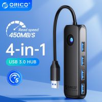 USB สมาชิก ORICO 3.0ฮับ Usb Usb 2.0หลาย USB เครื่องแยกพลังงานเครื่องแปลง4พอร์ตหลาย Extender อะแดปเตอร์ OTG อุปกรณ์สำหรับคอมพิวเตอร์พีซี