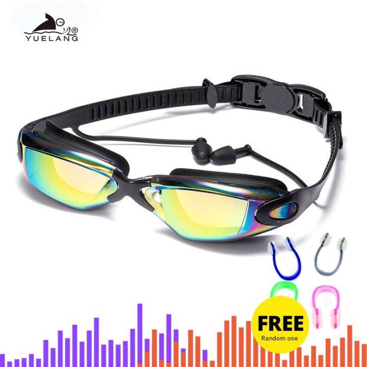 professional-swimming-goggles-swimming-glasses-with-earplugs-nose-clip-electroplate-waterproof-silicone-adluts