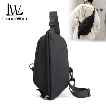 LouisWill Chest Bag Fashion Waist Bag Unisex Crossbody Bags Street