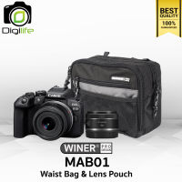 Winer Bag MAB01 Black ( Waist Bag &amp; Lens Pouch ) กระเป๋าคาดเอว กระเป๋ากล้อง