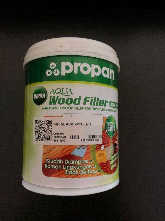 Propan Impra Aqua Wood Filler Dempul Kayu Water Based Warna Jati Lazada Indonesia