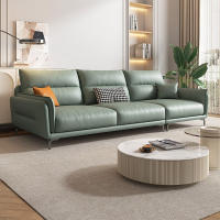 LUSSO genuine leather sofa 4 seater for living room