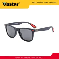 Vastar Brand Design Sunglasses for Men and Women Classic Polarized Driving Square Frame Sun Glasses Male Goggle UV400 Gafas（Blue Frame Gray Lenses）