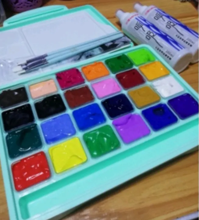 MIYA / HIMI Gouache Paint Set (18 colors x 30ml) Lazada PH