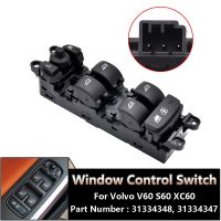 For Volvo V60 S60 2011-2013 XC60 2009-2013 31334348 31334347 31334346 31334345 Electric Folding Power Window Main Switch