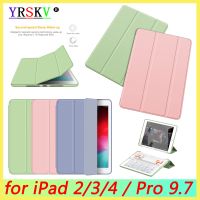 【DT】 hot  New fashion simple For iPad Pro 9.7 Case 2016 / A1673 A1674 A1675  Soft TPU Leather Smart Cover for iPad 2/3/4 Case Funda A1460