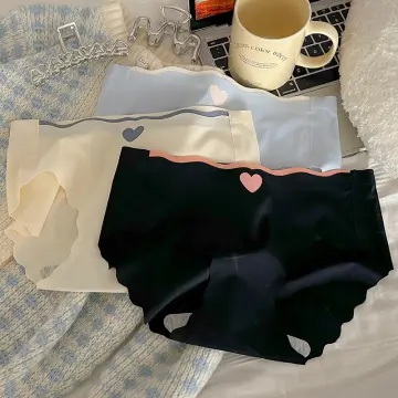 CRAZY PANDA】COD☑ Japanese Cute Girl's Panty Student Underwear Women's  Cotton Middle Waist Panties