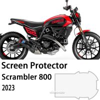 สายรัด2023อุปกรณ์เสริมสำหรับ Ducati SCRAMBLER 800มอเตอร์ไซค์กันรอยขีดข่วนคลัสเตอร์ป้องกันหน้าจอแผงหน้าปัดแผ่นฟิล์มกันรอย