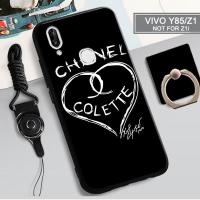 เคสซิลิโคนนิ่มสำหรับ VIVO Y85/V9/Z1เคสโทรศัพท์กล่องคลุมทั้งหมดทาสีป้องกันการตกฝาครอบโทรศัพท์กันรอยขีดข่วนสำหรับ VIVO Y85/V9/Z1แถมที่วางห่วงและสายคล้องฟรี