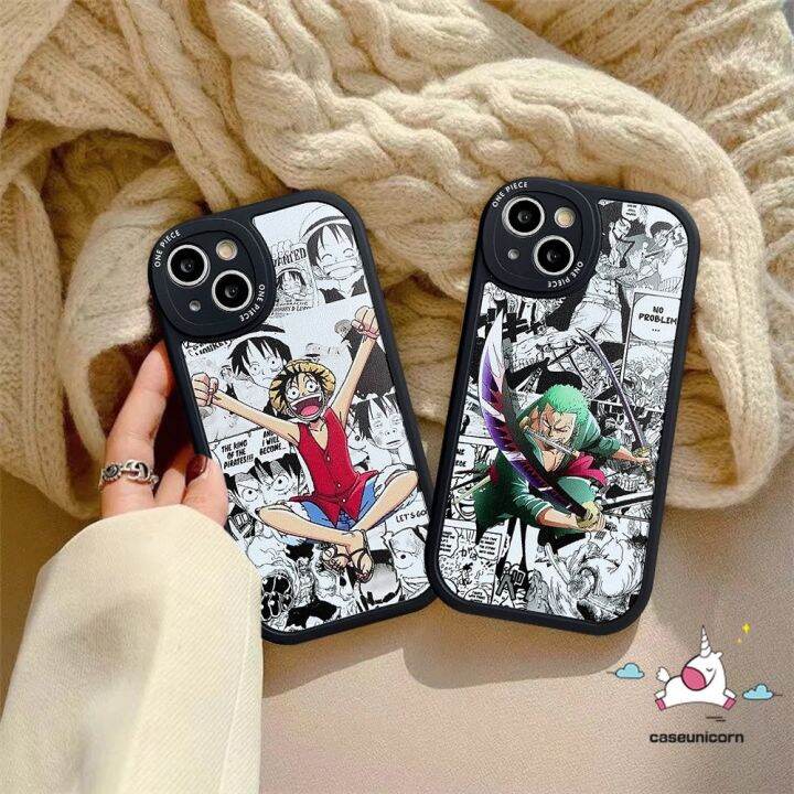 shuohaa166-เคสโทรศัพท์มือถือ-tpu-นิ่ม-ลายการ์ตูนอนิเมะ-one-piece-luffy-sauron-สําหรับ-iphone-11-xr-13-12-14-pro-max-7-8-plus-6-6s-plus-14-plus-x-xs-max-se-2020