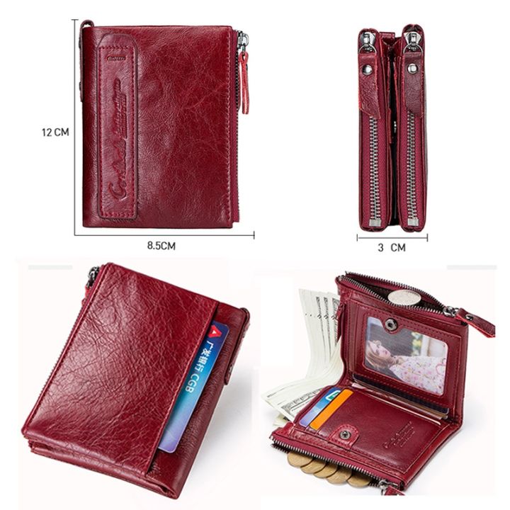 fashion-genuine-leather-women-wallet-bi-fold-wallets-red-id-card-holder-coin-purse-with-double-zipper-small-womens-purse-2022