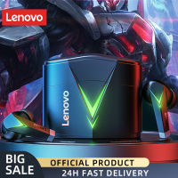 Lenovo LP6หูฟังเล่นเกม E-Sports หูฟังเอียบัดไร้สาย,หูฟังบลูทูธโหมดคู่หูฟังไร้สาย