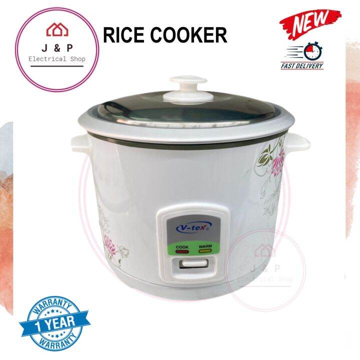 💥V-tex Rice Cooker VRC180 ( 1.5L) 电饭锅 💥 [ READY STOCK 现货] | Lazada