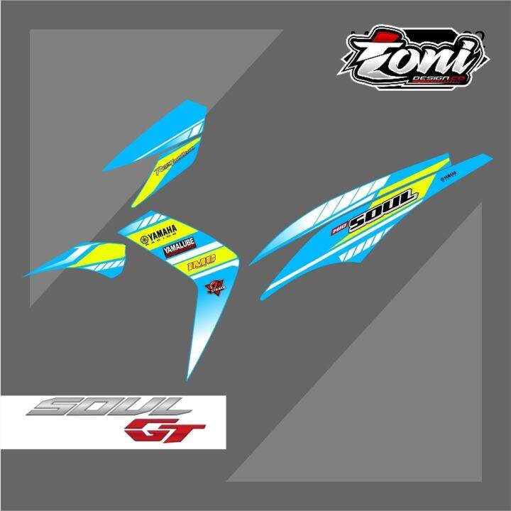 Sticker Striping List Variasi Stiker Yamaha Mio Soul Gt 02 | Lazada
