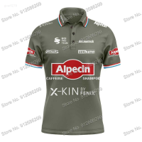 2023 New -maillot 2023 Team 2023 Mathieu Van Der Poel Team Alpecin Fenix Giro Casual Polo Shirts Men Fashion Cycling Jersey Business Clothing(free Name Logo Custom) Unisex summer polo