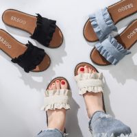 Ready Stock Womens Fungus Flower Lace Sandals