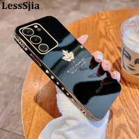 เคสมือถือสำหรับ VIVOV29E V29 Pro มืออาชีพฝาหลังส่องแสงใบเมเปิ้ลซิลิโคนนิ่มป้องกันทุกสัดส่วนดีไซน์สำหรับ VIVO V29 Pro V29E เคสใส่โทรศัพท์