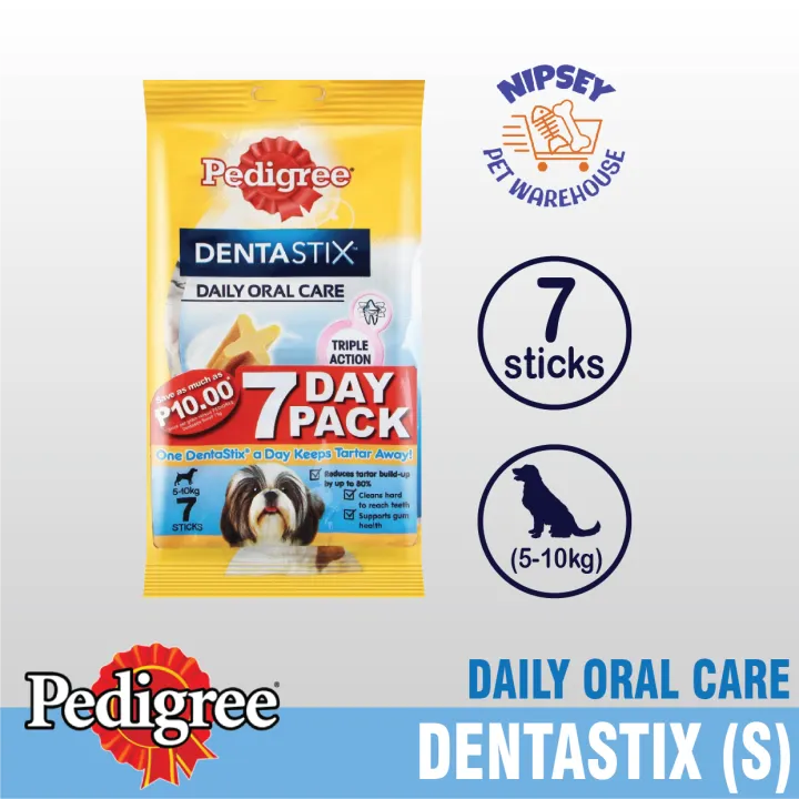 Pedigree Dentastix 7 Day Pack Small Dog Treats 110g | Lazada PH