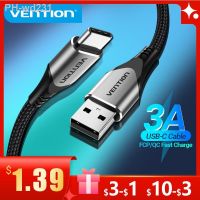 Vention USB Type C Cable for Samsung S21 3A Fast USB Charging USB C Charger Date Wire for Xiaomi Redmi Note 8 Type-C Cabo Cable