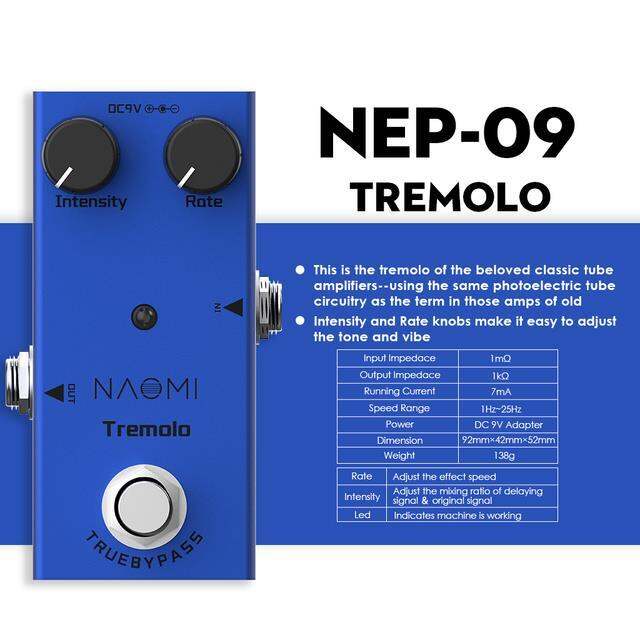 naomi-nep-09-mini-electric-guitar-effect-pedal-tremolo-tone-volume-drop-less-for-vintage-sounds-rock-rockabilly-soulblues-chords