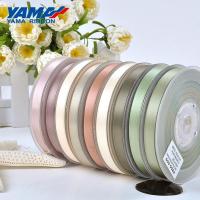 YAMA 100yards 6 9 13 16 19 22 mm Single Face Satin Ribbon Gold Brown Ribbons for Party Wedding Decoration Handmade Rose Gifts