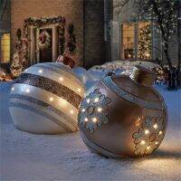 60CM Christmas Inflatable Decorated Balls Christmas Spheres Outdoor PVC Christmas Decoration Toy Ball Navidad Tree Decorations Christmas Ornaments