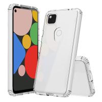 สำหรับ4a Google Pixel กันรอยขีดข่วน TPU + เคสป้องกันอะคริลิค