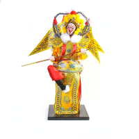 Peking Opera บทบาท sunwukong Monkey King figurines อุปกรณ์ตกแต่งบ้านเรซิ่น embellishment หัตถกรรมของขวัญของที่ระลึก