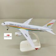 Máy Bay Mô Hình Airbus A319 Hãng Hàng Không Tây Tạng Tibet Airline Hợp Kim