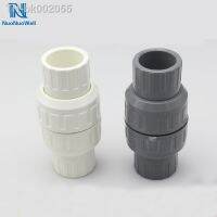 ❦ NuoNuoWell PVC Water Pipe Check Valve Socket Union Non-Return Quick Coupler Slip X Slip NEW Schedule 20/25/32/40/50/63mm