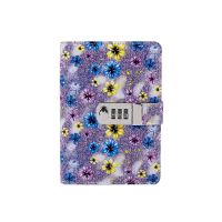 《   CYUCHEN KK 》 A6 Binder สมุดบันทึกเกลียว Journals Planner Password Agenda Stationery Colorful Diary With Lock Note Book For School Supplies